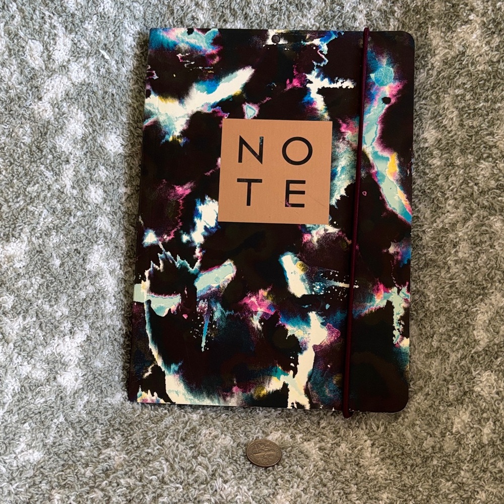 Colorful Cosmic NOTE Abstract Notebook Journal NWT lined 70 pgs - Picture 2 of 14
